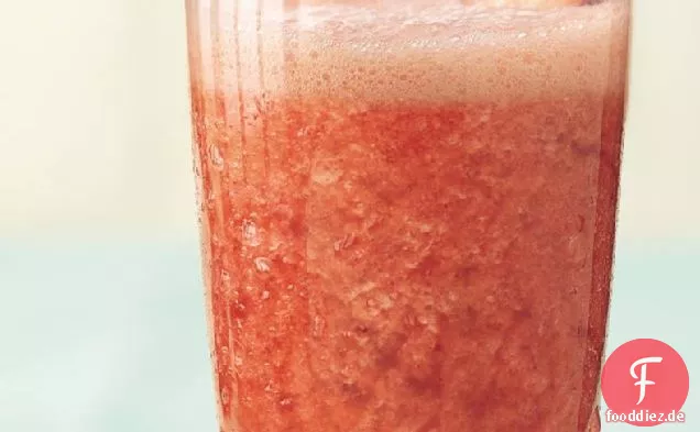 Erdbeer-Rhabarber-Slush