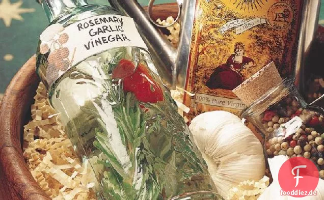 Rosmarin-Knoblauch-Essig