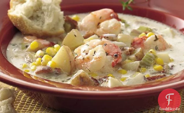 Mais und Garnelen Chowder