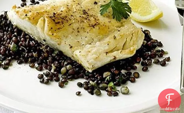 Geräucherter Schellfisch Mit Puy Linsen