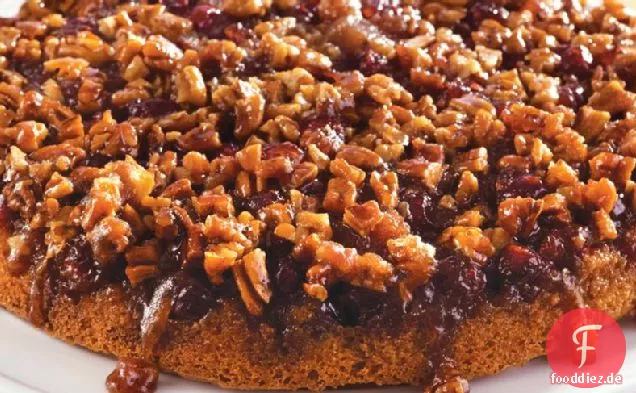 Cranberry auf den Kopf Kuchen