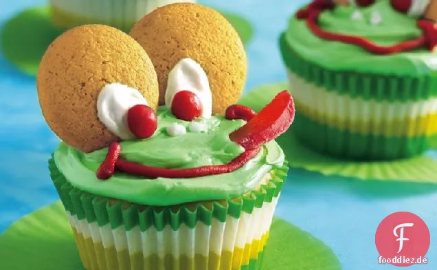 Frosch-Cupcakes