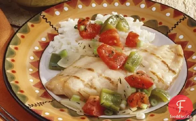 Gegrillter kreolischer Snapper