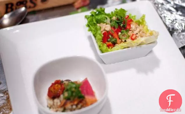 Thai-Basilikum-Tofu-Salat-Tassen
