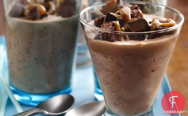 Fudgy Brownie gesalzen-Karamell-Shakes