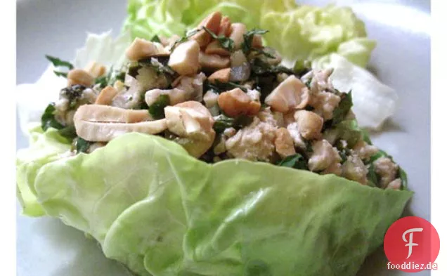Thai Huhn Salat Wraps