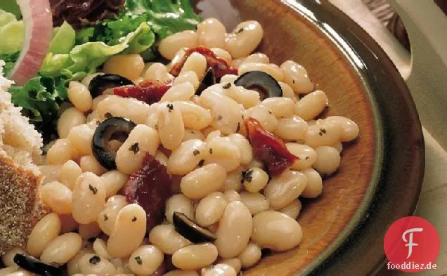 Slow-Cooker Weiße Bohnen mit sonnengetrockneten Tomaten