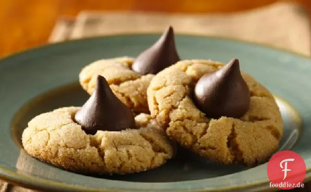 Glutenfreie Bisquick Erdnussbutter Blüten