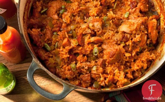 Hühner-und Andouille Jambalaya