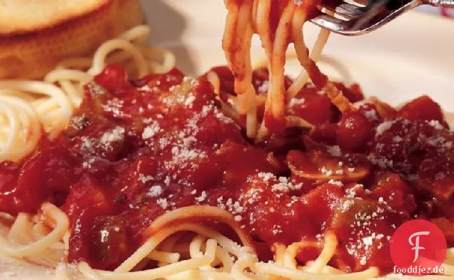 Slow-Cooker Gemüse Spaghetti Sauce