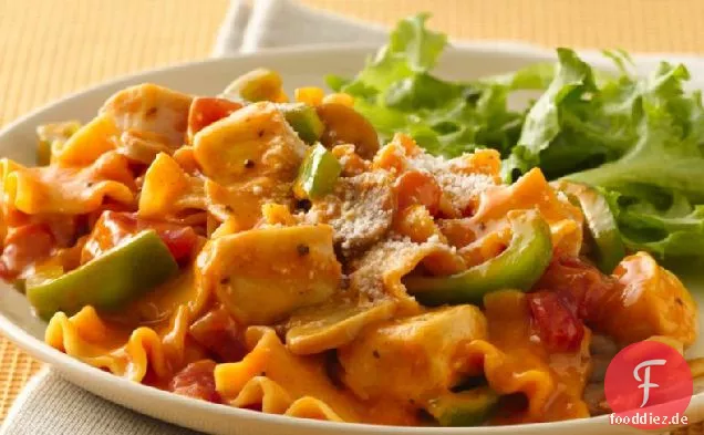 Einfache Pfanne Huhn Cacciatore