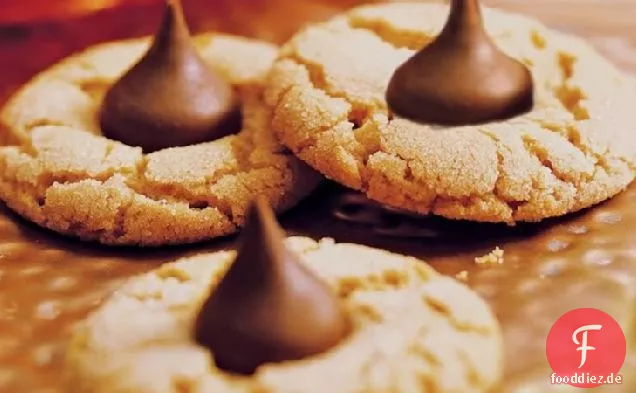 Erdnussbutter-Schokolade Süßigkeiten Cookies
