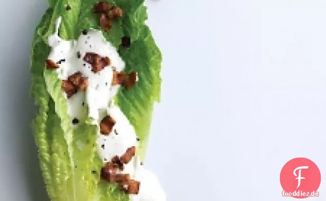 Romaine Herzen Mit Ziegenkäse-Dressing