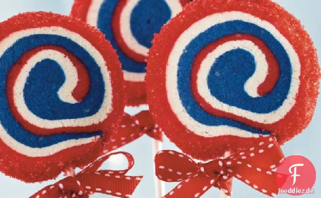 Patriotische Cookie Pops