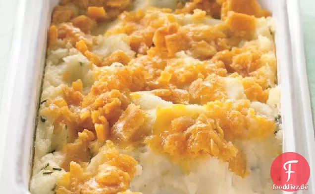 Cheesy-gekrönt Kartoffelpüree Auflauf
