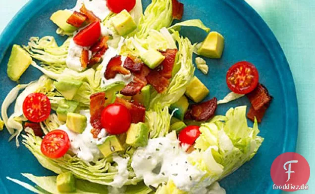Rosmarin-Speck, Salat, und Tomaten-Salat