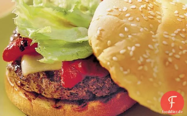 Knoblauch und Senf Burger