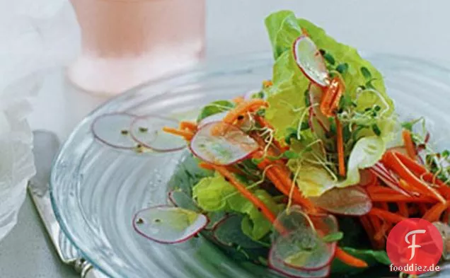 Kopfsalat Und Frühling, Gemüse, Salat