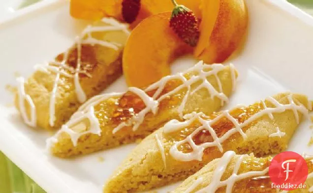 Glasierte Aprikosenmarmelade Streifen