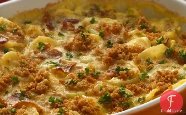Geladen mit Gratinkartoffeln