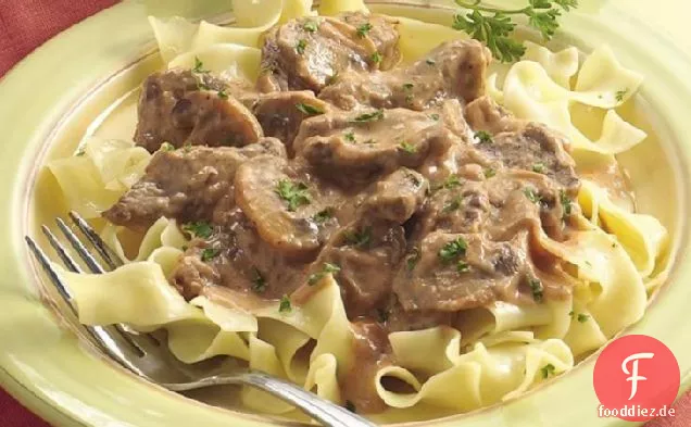 Herzhafte Rindfleisch-Stroganoff