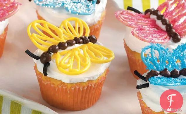 Schmetterling Cupcakes