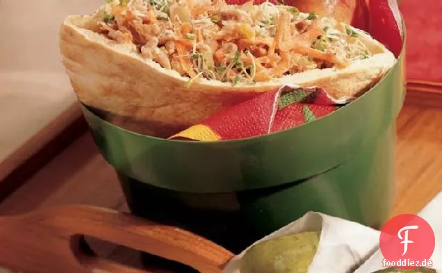 Thunfisch-Gurke, Pitas