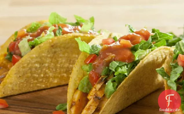 Gewürfelte Tomaten Stand 'N Stuff™ Huhn Tacos