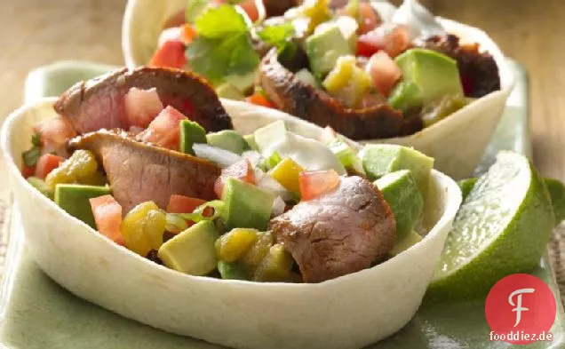 Zesty Steak & Avocado-Stand 'N Stuff™ Soft-Tacos