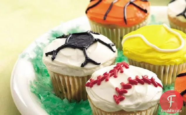 Ballspiel Cupcakes