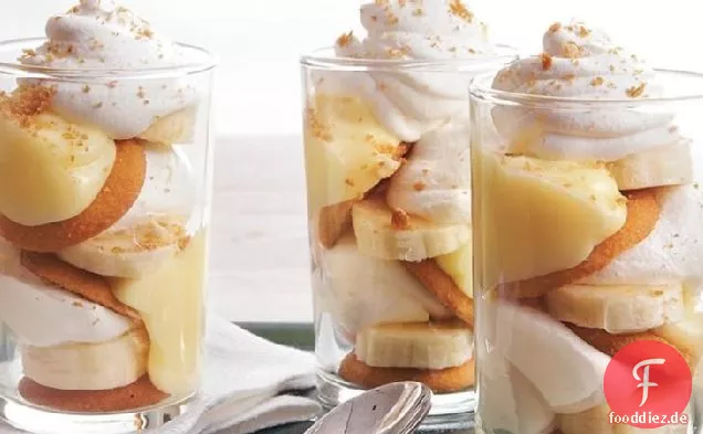 Schneller und leckerer Bananenpudding