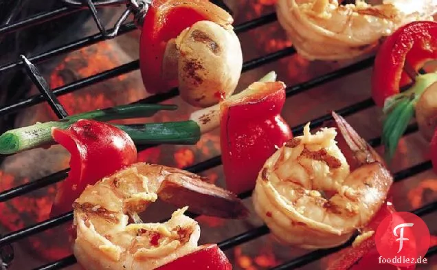 Ingwer-Garnelen Kabobs