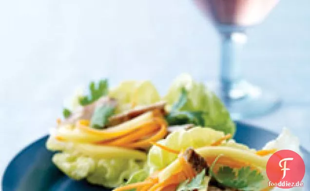 Mini Huhn Salat Wraps