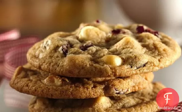 Weiße Schokolade Cranberry Cookies