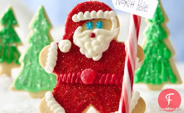 Santa Zucker Cookies