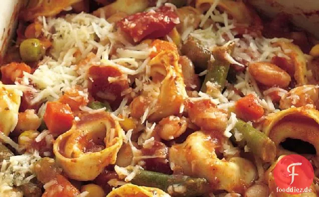 Tortellini Minestrone-Auflauf
