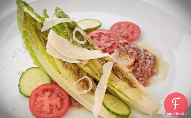 Ernsthaft fleischlos: Gegrillte Romaine-Herzen mit rustikalem Olivenöl