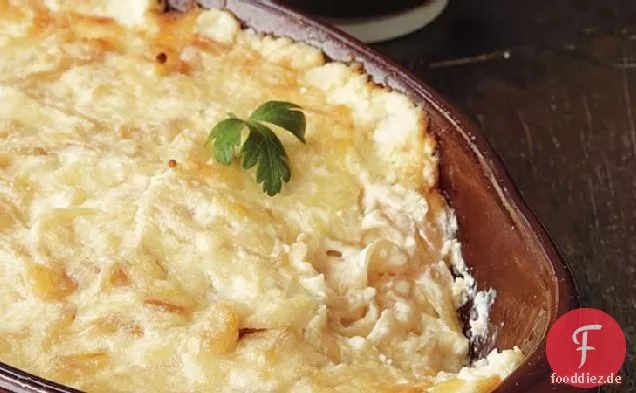 Karamellisierter süßer Zwiebeldip