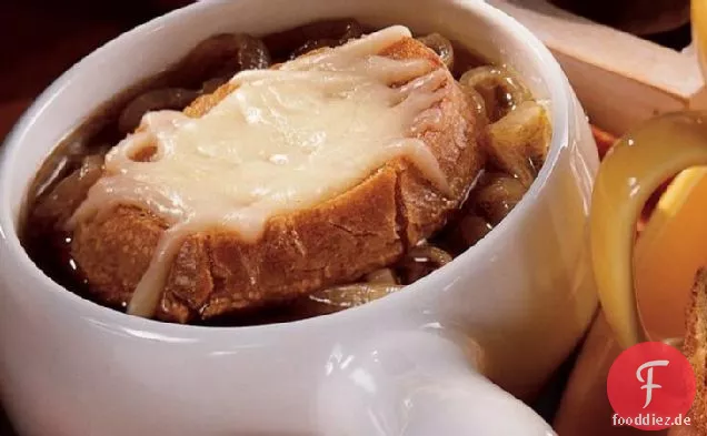 Französische Zwiebelsuppe Gratinée