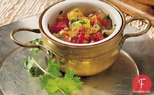 Gehackter Tomatensalat (Tamatar Nu Salade)