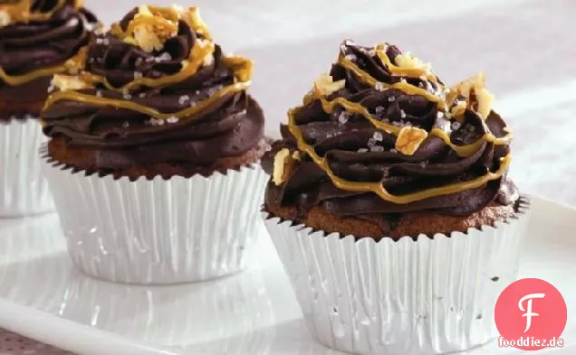 Gesalzene Schildkröten-Cupcakes