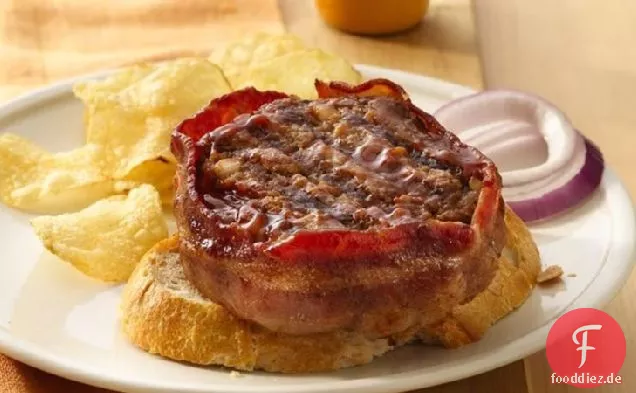 Gegrillte Fleisch-Laib-Pasteten