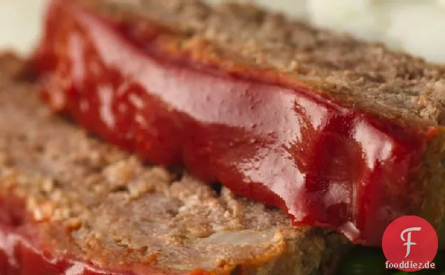 Glutenfreier glasierter Hackbraten