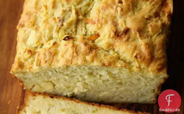 Apfel und Cheddar Schnelles Brot