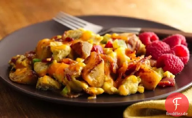 Gebratene Kartoffel-Ei-Scramble