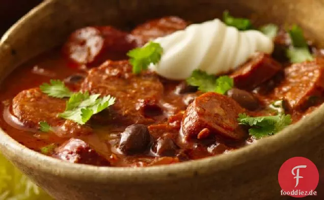 Scharf und würzig Chorizo Chili