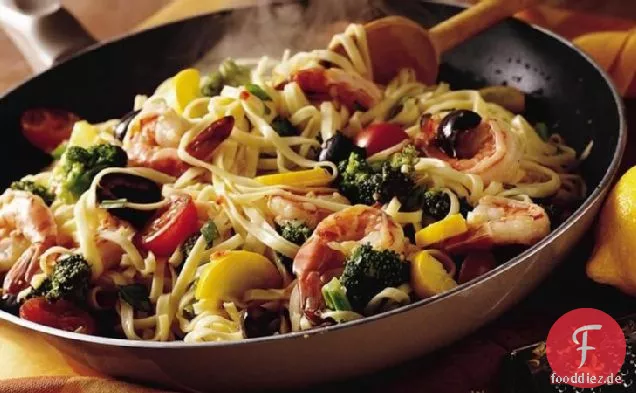 Italienische Garnelen Stir-Fry