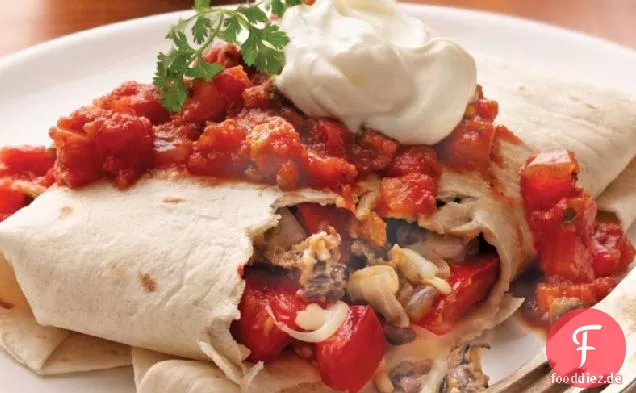 Chipotle und Black Bean Burritos