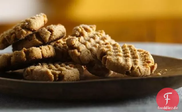 1-2-3 zähe Erdnussbutter-Kekse