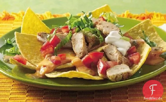 Rauchige Hühnchen-Nachos